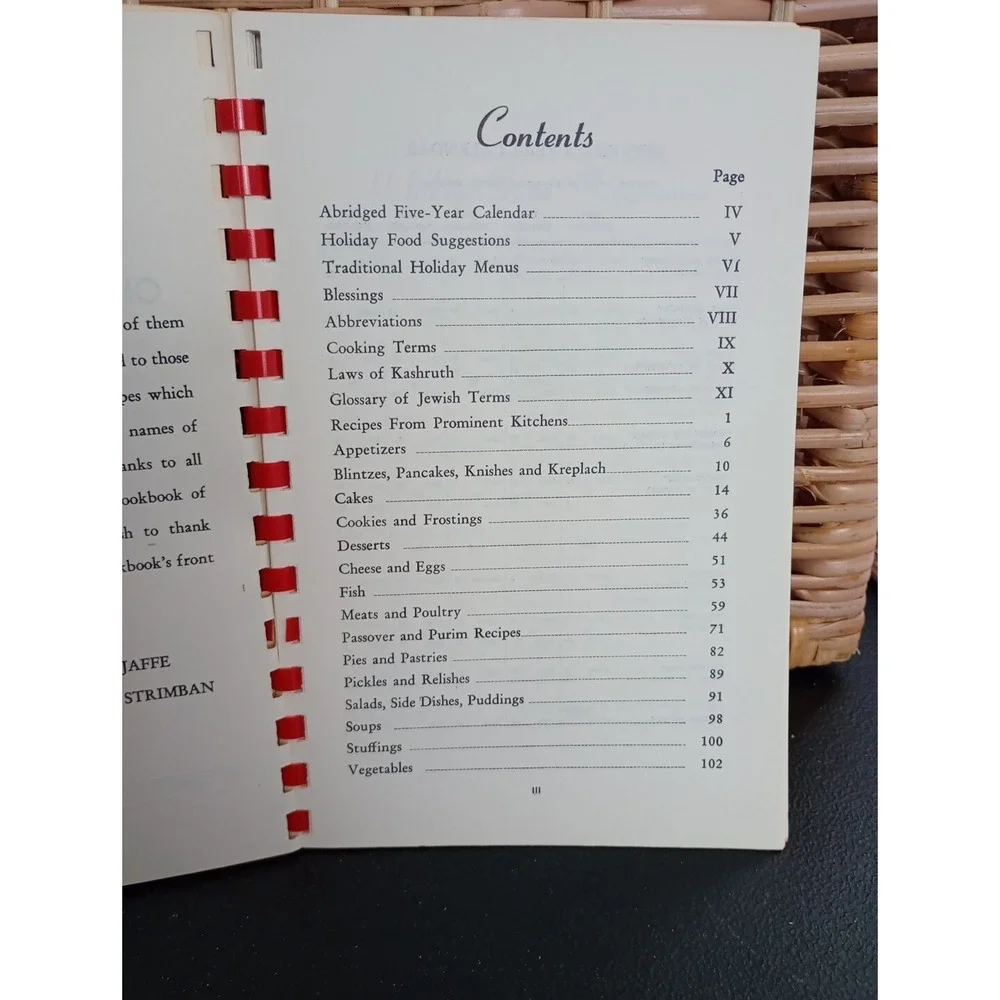 Oheb Zedeck Synagogue Jewish Cookbook Spiral‎ 1956 Sisterhood Pottsville, PA